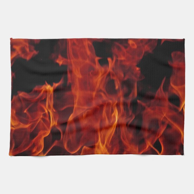 Linge De Cuisine Feu (Horizontal)