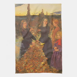 Linge De Cuisine Feuilles d'automne de Sir John Everett Millais