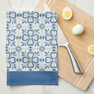 Linge De Cuisine Feuilles saints de Noël et pétales de fleurs