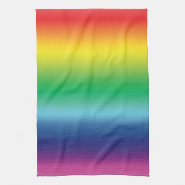 Linge De Cuisine Fierté lgbtq lgbt arc-en-ciel couleurs motif drape (Vertical)