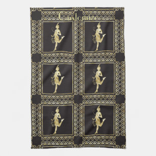 Linge De Cuisine Fille Flapper des années 1920 Thunder_Cove
