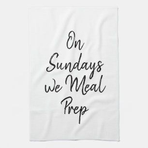 Linge De Cuisine Fitness Gym Motivation Le Dimanche Nous Repas Prép