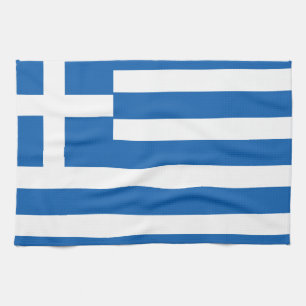 Linge De Cuisine Flag de Greece