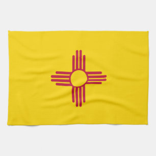 Linge De Cuisine Flag du Nouveau-Mexique