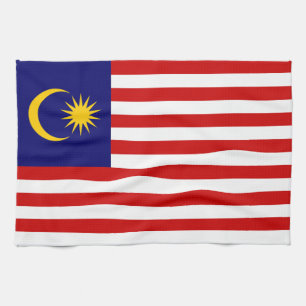 Linge De Cuisine Flag malaisien