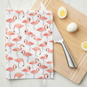 Linge De Cuisine Flamant rose