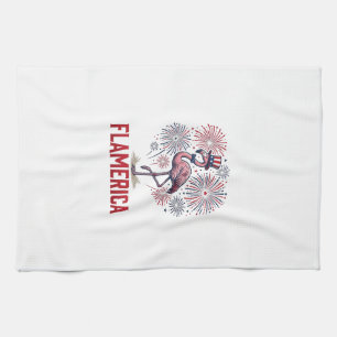 Linge De Cuisine Flamérica Flamant Patriotique Vintage Conception d
