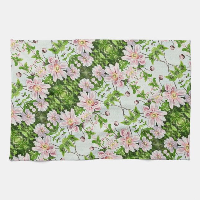 Linge De Cuisine Fleur à vent japonaise - (Horizontal)