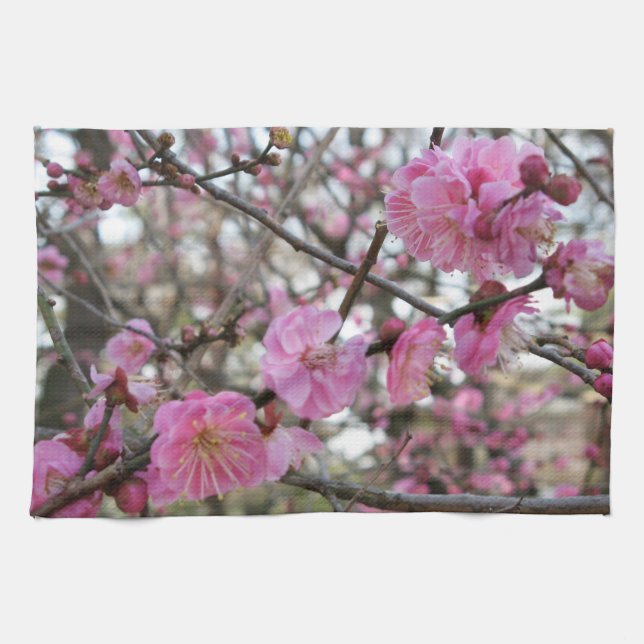 Linge De Cuisine Fleur de cerisier rose / Sakura / ク(桜) (Horizontal)