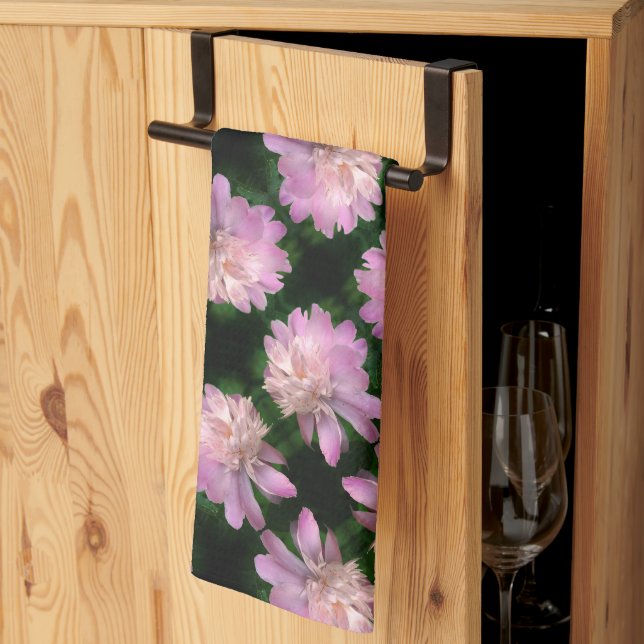 Linge De Cuisine Fleur de pivoine en fleurs Motif de la nature (Pliage en tiers)