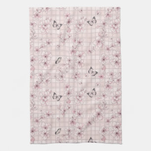 Linge De Cuisine Fleur d'Élégant Papillon (4)