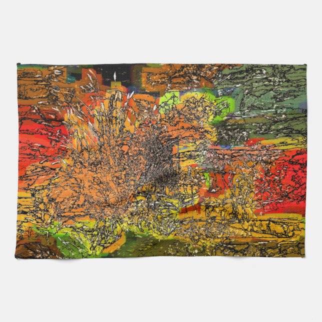LINGE DE CUISINE FLEUR SAUVAGE (Horizontal)