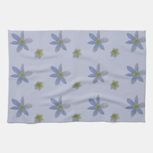 Linge De Cuisine fleurir en blanc