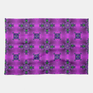 Linge De Cuisine Fleurs Artdeco dans le style rétro