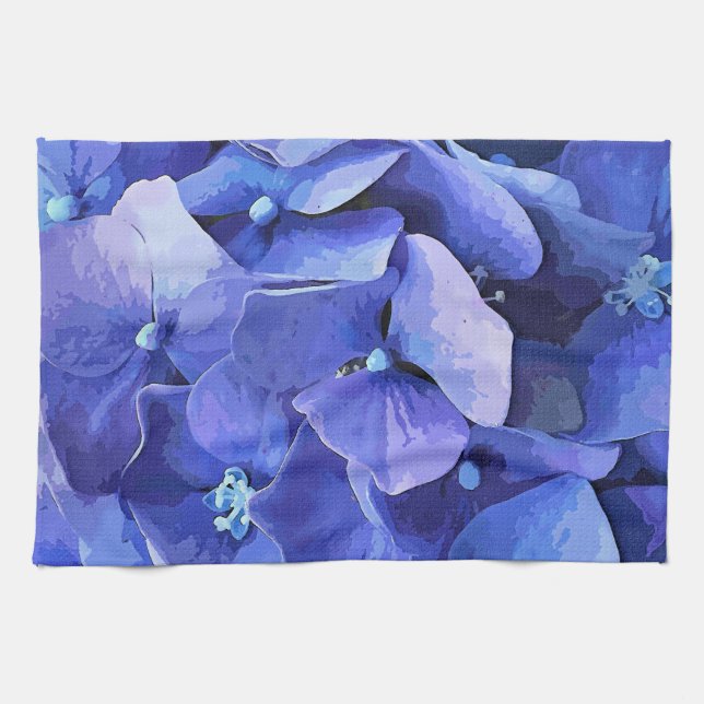 LINGE DE CUISINE FLEURS DE JARDIN (Horizontal)