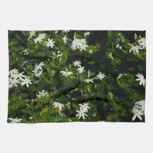 Linge De Cuisine Fleurs de Jasmin Floral Tropical Botanique
