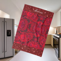 Fleurs de roses rouges avec gouttes - photographie