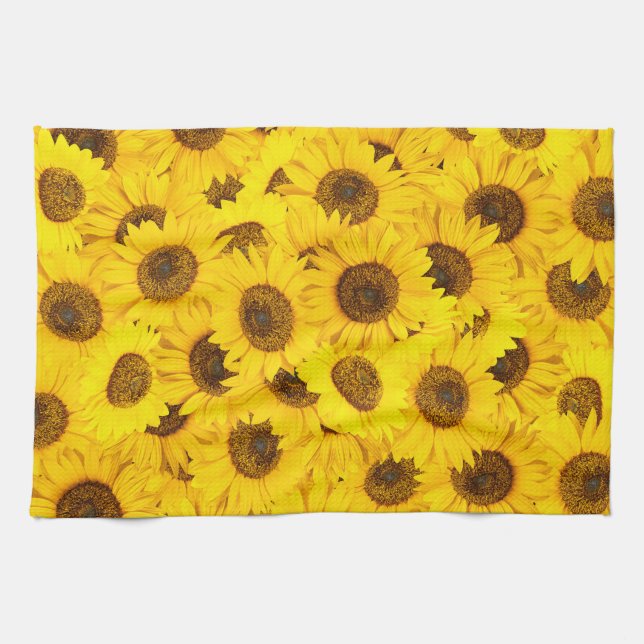 Linge De Cuisine Fleurs de soleil (Horizontal)
