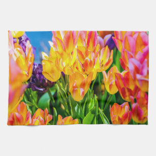 Linge De Cuisine Fleurs de tulipes - Flourdissant