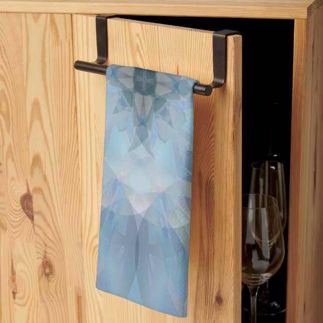Linge De Cuisine Fleurs douces (Pliage en tiers)