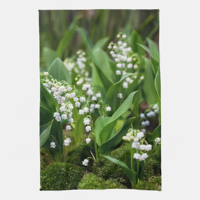 Linge De Cuisine Fleurs | Lily de la vallée Suède (Vertical)