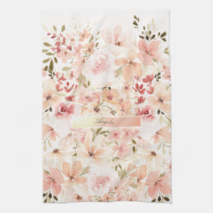Linge De Cuisine Fleurs printanières florissantes