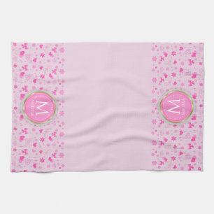 Linge De Cuisine Fleurs roses mignonnes Motif, Fille Floral Design