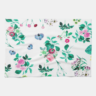 Linge De Cuisine Fleurs vintages
