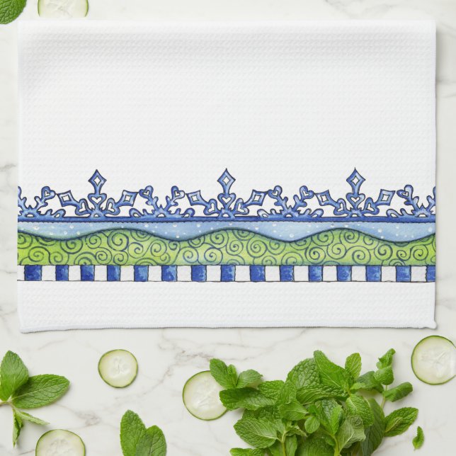 Linge De Cuisine Flocon de neige (Plié)