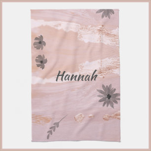 Linge De Cuisine Floral or Rose moderne