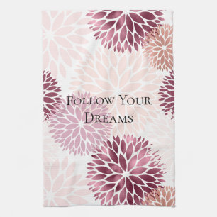 Linge De Cuisine Flore rose Chic élégant