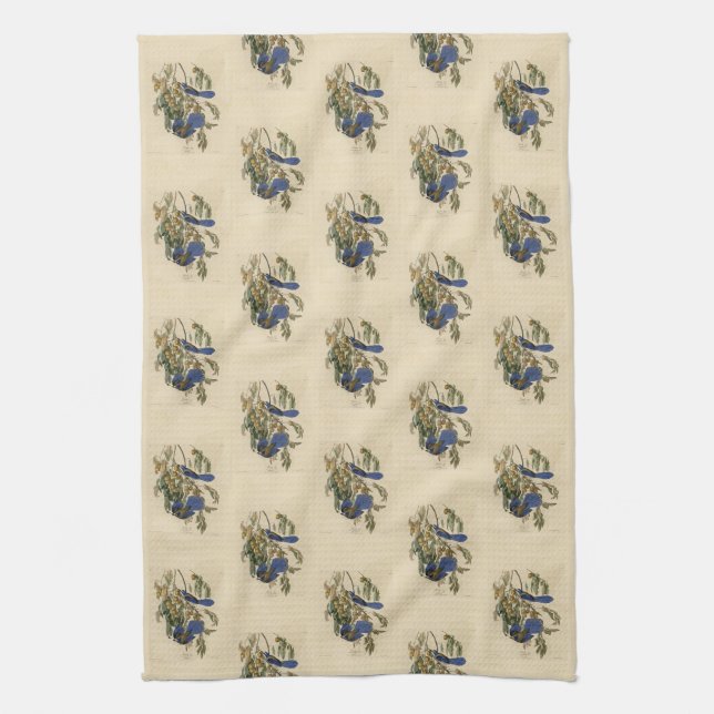 Linge De Cuisine Florida Jay (Scrub-Jay) Audubon's Birds of America (Vertical)