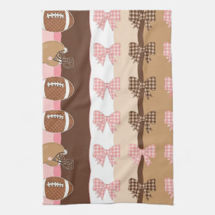 Linge De Cuisine Football Coquette Motif Arc-en-ciel (11)