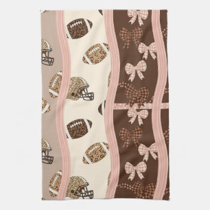 Linge De Cuisine Football Coquette Motif Arc-en-ciel (4)