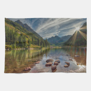 Linge De Cuisine Forest   Maroon Bells Colorado