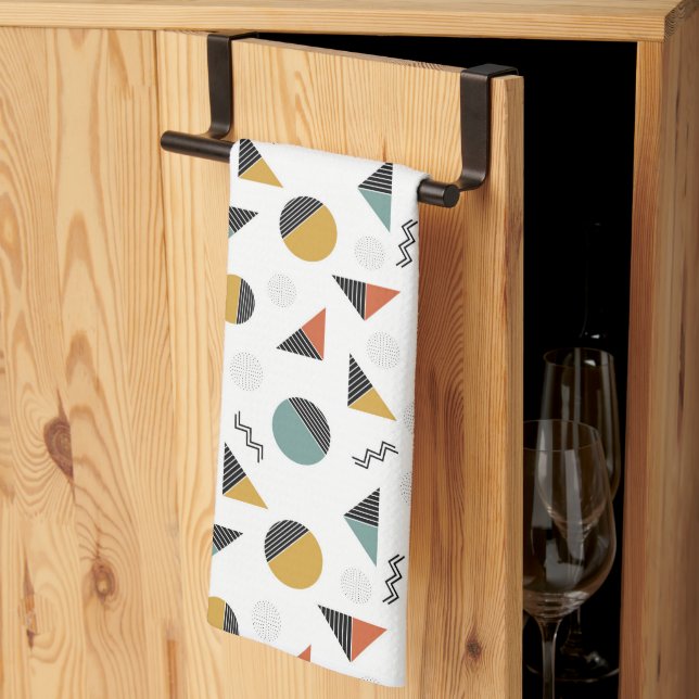 Linge De Cuisine Formes géométriques modernes (Pliage en tiers)