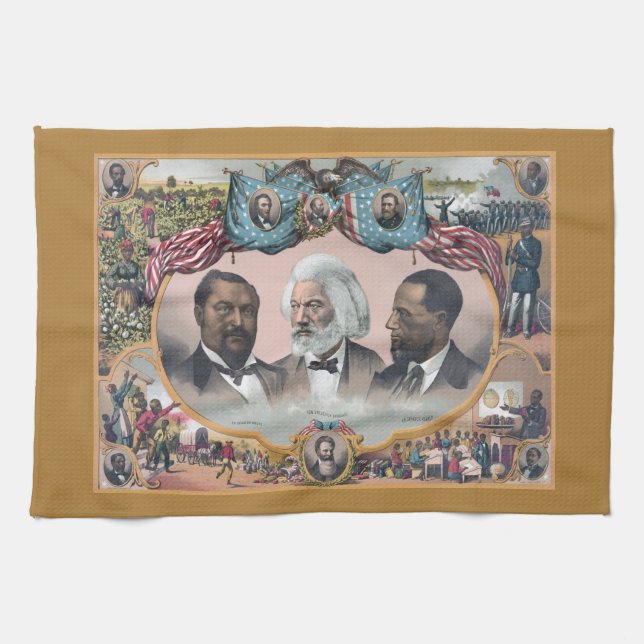 Linge De Cuisine Fr3d3rick Bailey Douglass avec Black Abolitionnist (Horizontal)