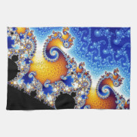 Fractale en spirale satellite réglée de Mandelbrot
