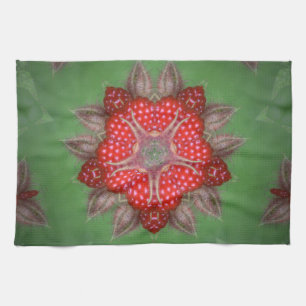 Linge De Cuisine Fraise de Kaleidoscope