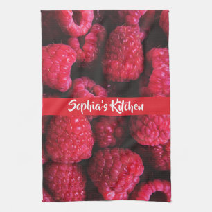 Linge De Cuisine Framboises, Framboises, Baguette rouge, do-it-your