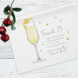 Linge De Cuisine Français 75 Mix Drink Christmas Recette