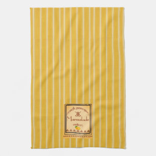 Linge De Cuisine France Provence Grandes Jaunes avec design de text
