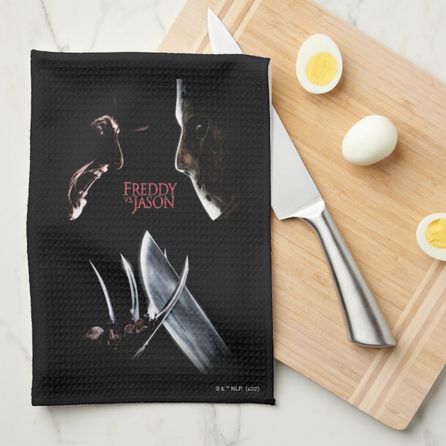 Linge De Cuisine Freddy contre Jason | Affiche théâtrale (Quart Plié)