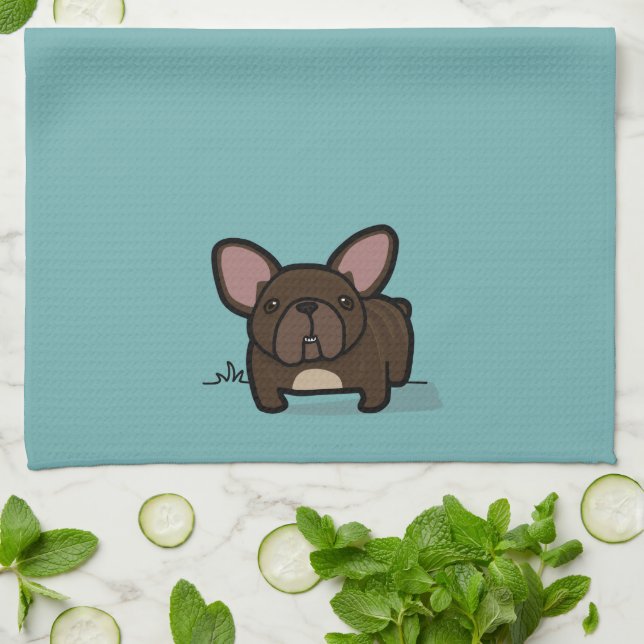 Linge De Cuisine Frenchie Brindle (Plié)