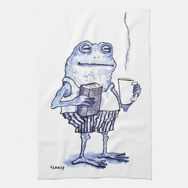 Linge De Cuisine Froggy Mornings (Vertical)