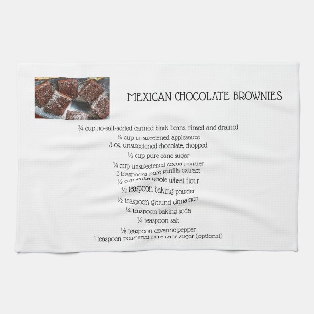 LINGE DE CUISINE FRONTIÈRES MEXICAINES AU CHOCOLAT (Horizontal)
