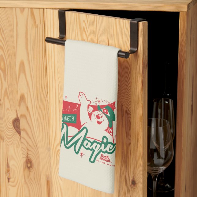 Linge De Cuisine Frosty le bonhomme de neige - Ça doit être magique (Pliage en tiers)