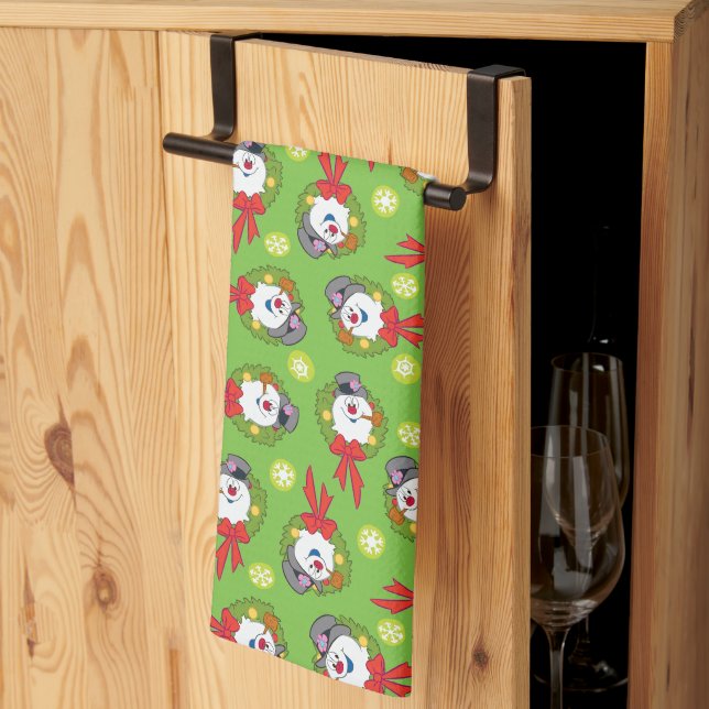 Linge De Cuisine Frosty the Snowman™ | Crème Frosty Holiday (Pliage en tiers)