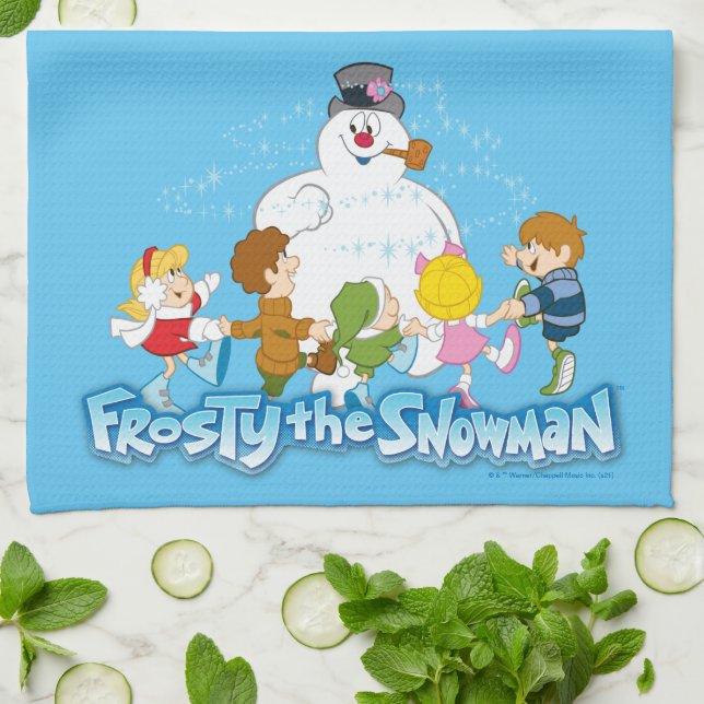 Linge De Cuisine Frosty the Snowman™ | Frosty & Enfants Jouer (Plié)