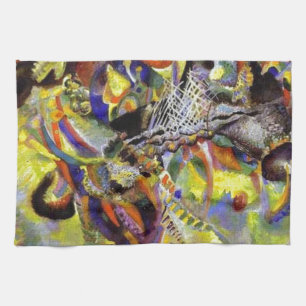 Linge De Cuisine Fugue peinture Abstraite par Kandinsky